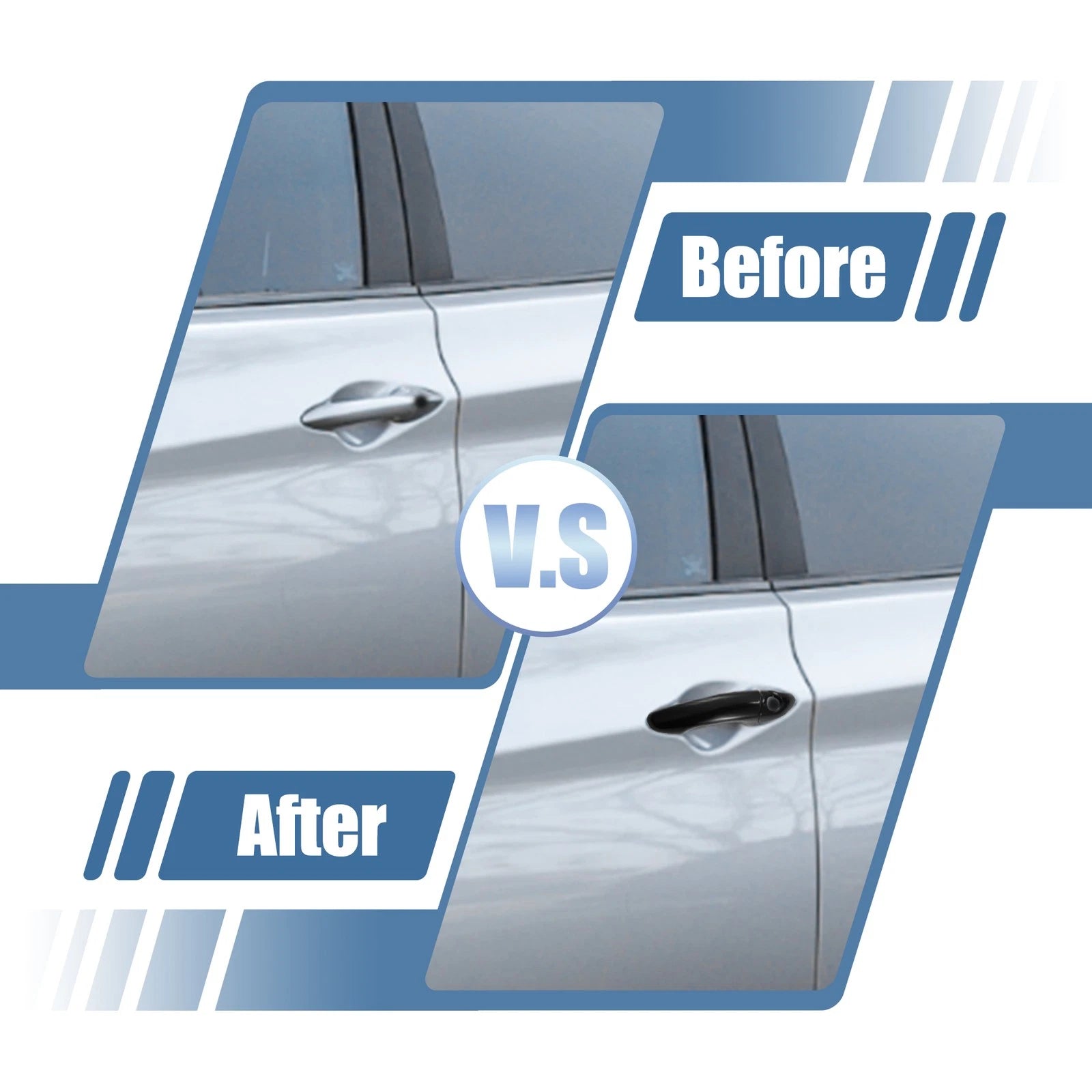 8pcs ABS Exterior Side Door Handle Cover Trim for Hyundai Elantra (2017–2020)