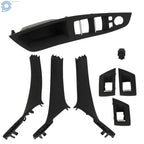 Set of 2 Inner Door Panel Handle Pull Trim Covers for BMW 5 Series (2010–2016)