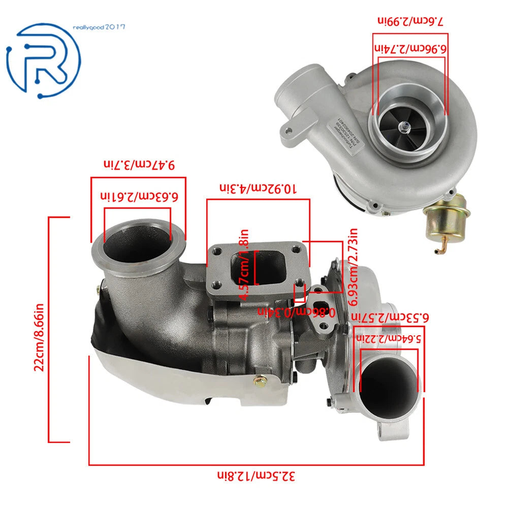 Turbocharger for Chevrolet GMC Pickup Truck 6.5L Diesel (1997–2002) 12552738