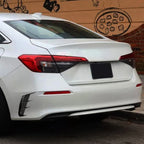 2X Gloss Black Rear Bumper Side Wing Vent Cover Trim Universal