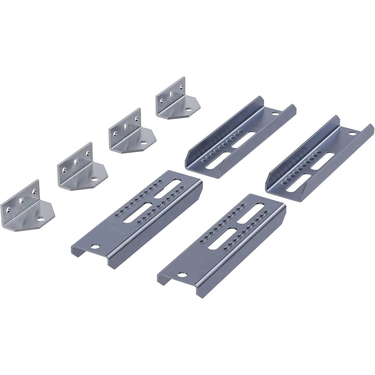 Set of 4 Galvanized Swivel Top Bunk Bolster Brackets for Boat Trailer