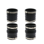 Set of 2 Upper & 2 Lower Exhaust Hose Bellows for Volvo Penta (3852696, 3863450)