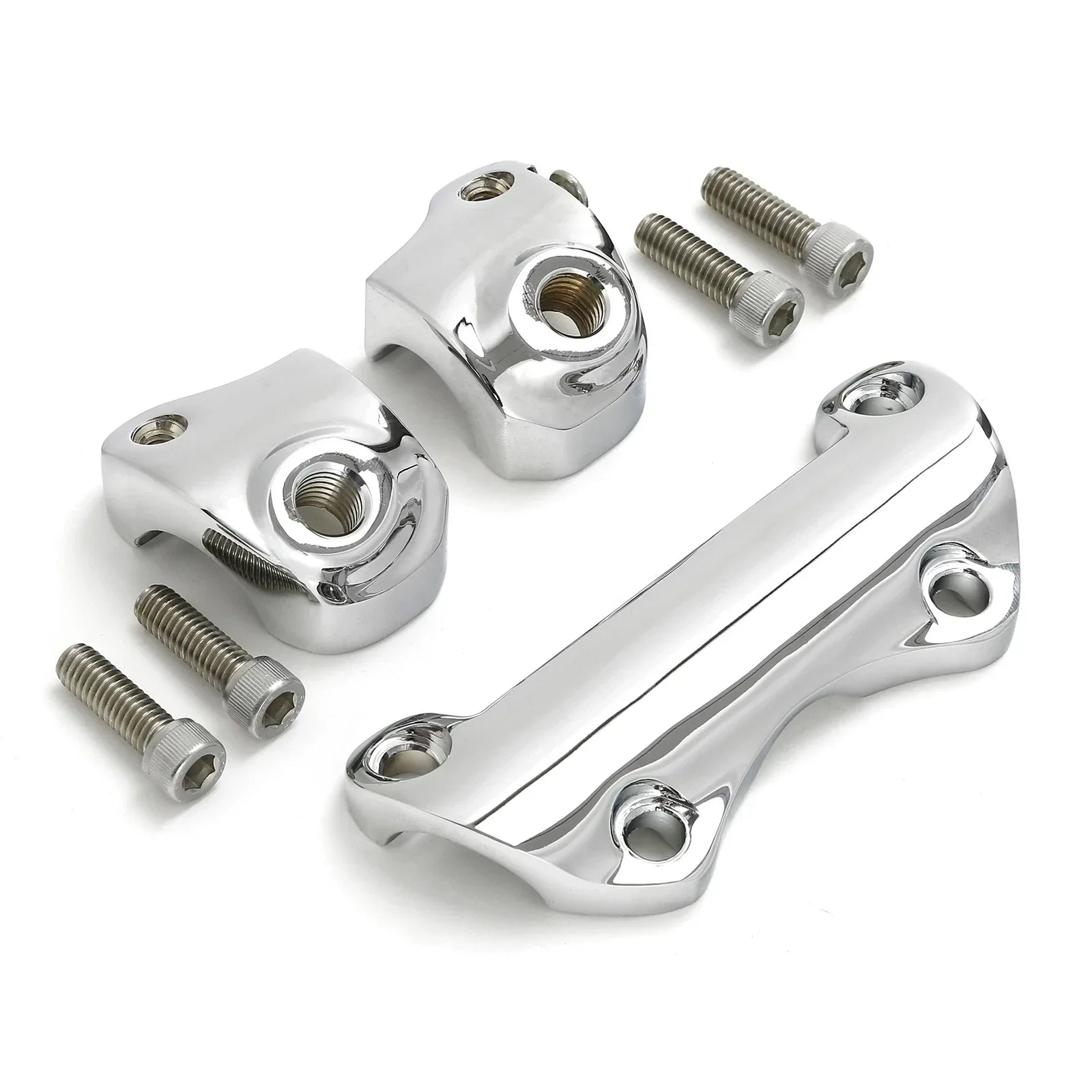 Handlebar Risers Top Clamp for Harley Touring Road King Glide (1988-2023)