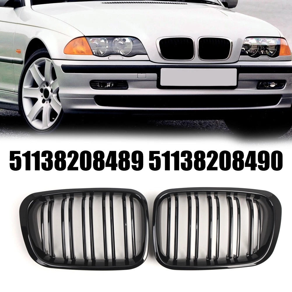 Front Bumper Air Intake Grille for BMW E46 4 Door (2000–2006) 51137064318 51137064317