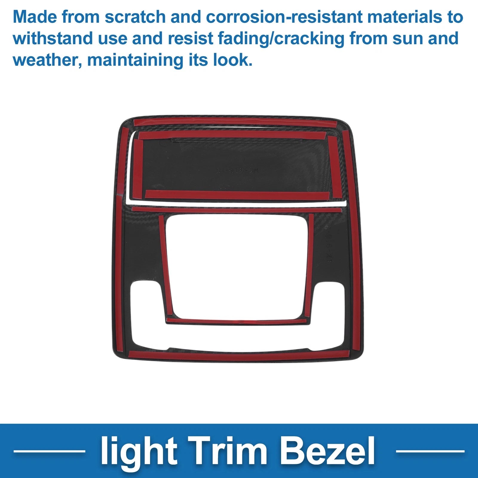 Front Row Light Trim Bezel for Honda ZR-V (2022) Carbon Fiber Black
