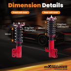 24 Click Adjustable Coilovers Struts Kit for Subaru Impreza GC8 (1993-2001)