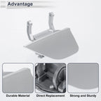 Bumper Headlight Washer Nozzle Cover Cap for BMW 750i (2006–2008)