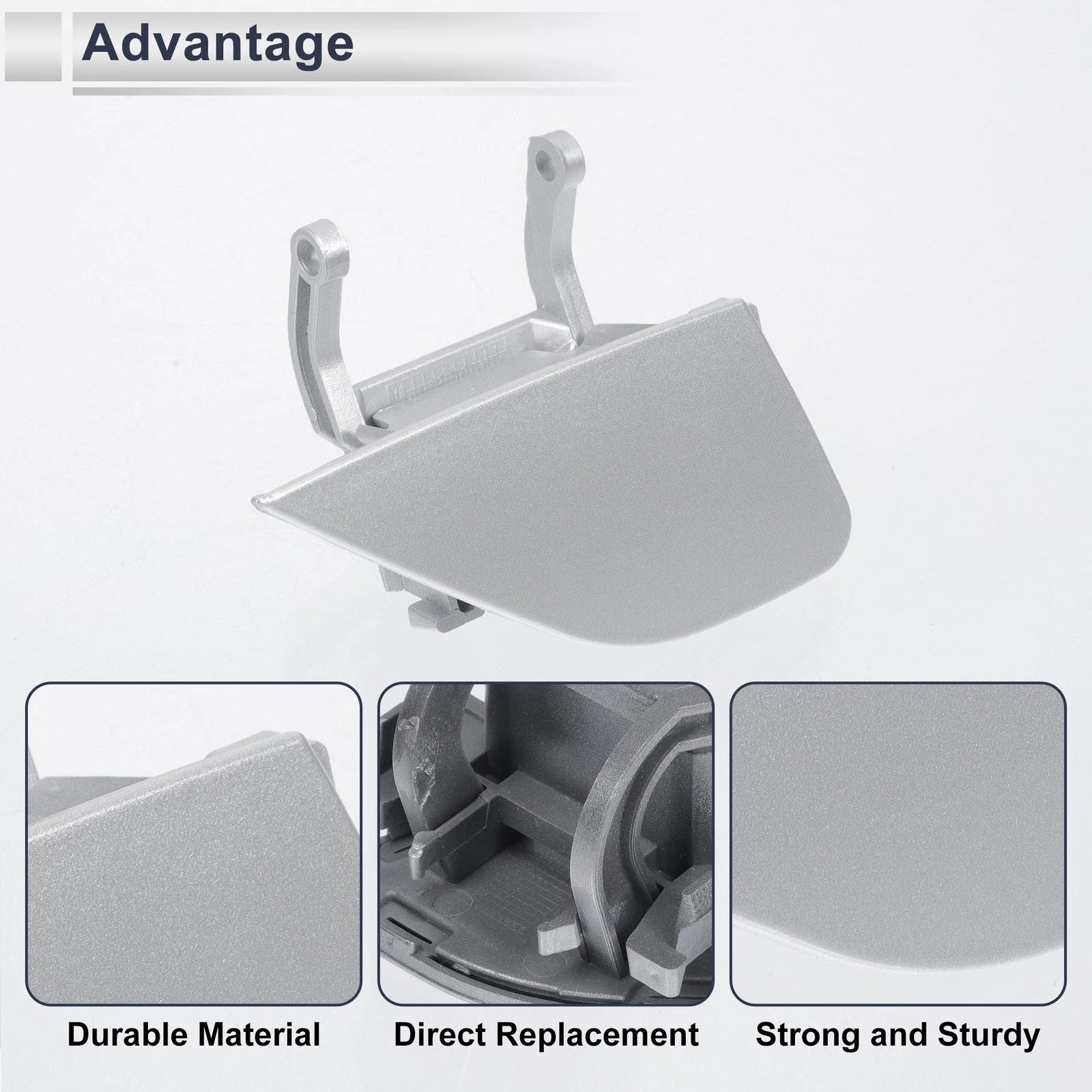 Bumper Headlight Washer Nozzle Cover Cap for BMW 750i (2006–2008)