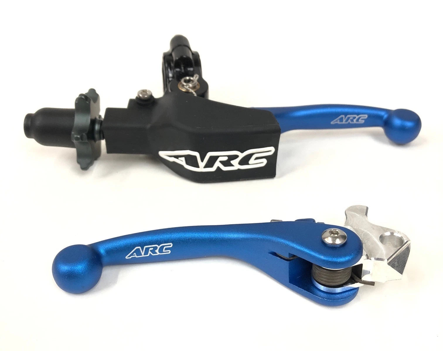 Shorty Clutch Perch Levers for Yamaha YZ125 YZ250 YZ450F (2002–2023) - Blue