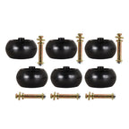 Set of 6 Anti-Scalp Deck Wheels for Exmark (Fits Various Models)