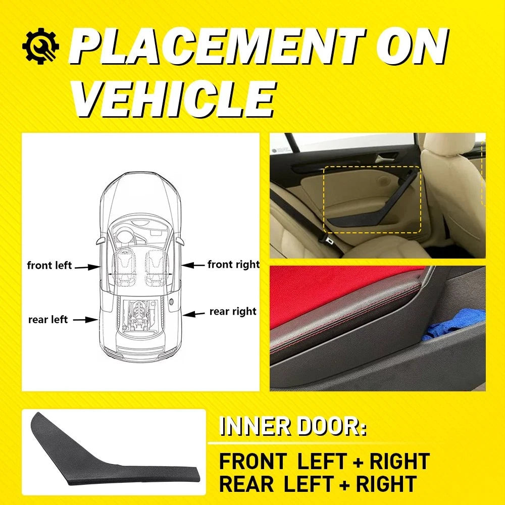 Interior Door Trim Pull Handle for VW Golf GTI MK6 (2009–2013) EPY