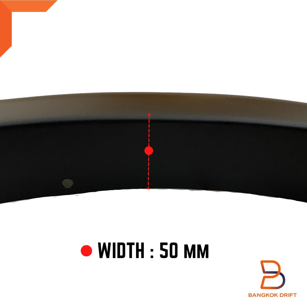 4" Matte Black Fender Flare Arch for Ford Everest UB U704 (2022-2024)