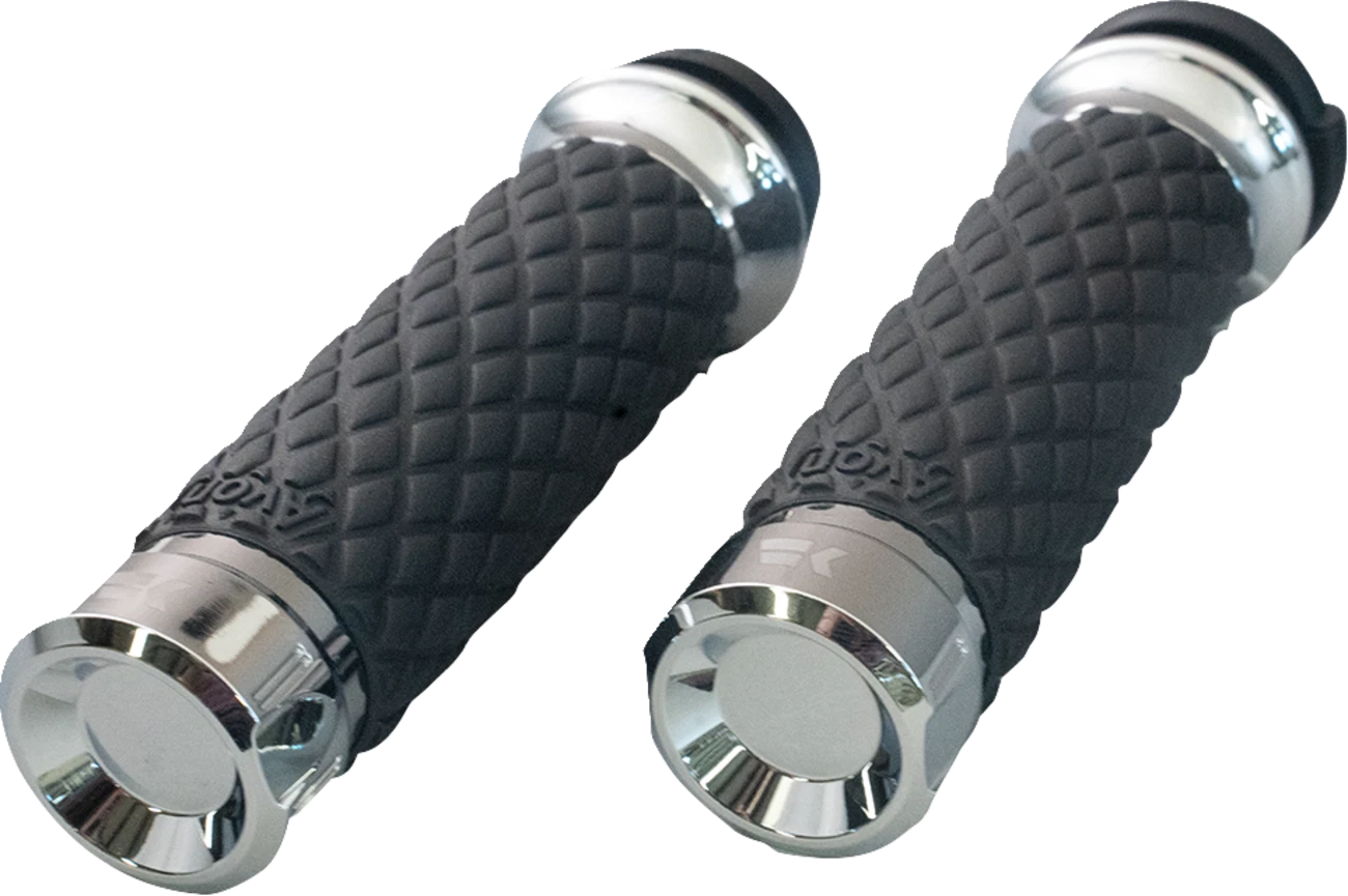 Klassic Grips for Harley Davidson (500305) - Custom Contour - Chrome