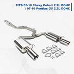 Catback Exhaust System Kit for Chevy Monte Carlo (2000–2005) 4" Dual Round Slant Tip