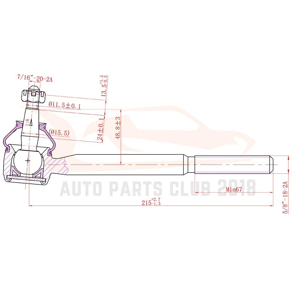 Set of 6 Tie Rod End Idler Arm Suspension Steering for Chevrolet Malibu Monte Carlo