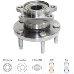 Wheel Hubs for Ford Edge (2007–2010) Rear Left & Right with Bearing AWD
