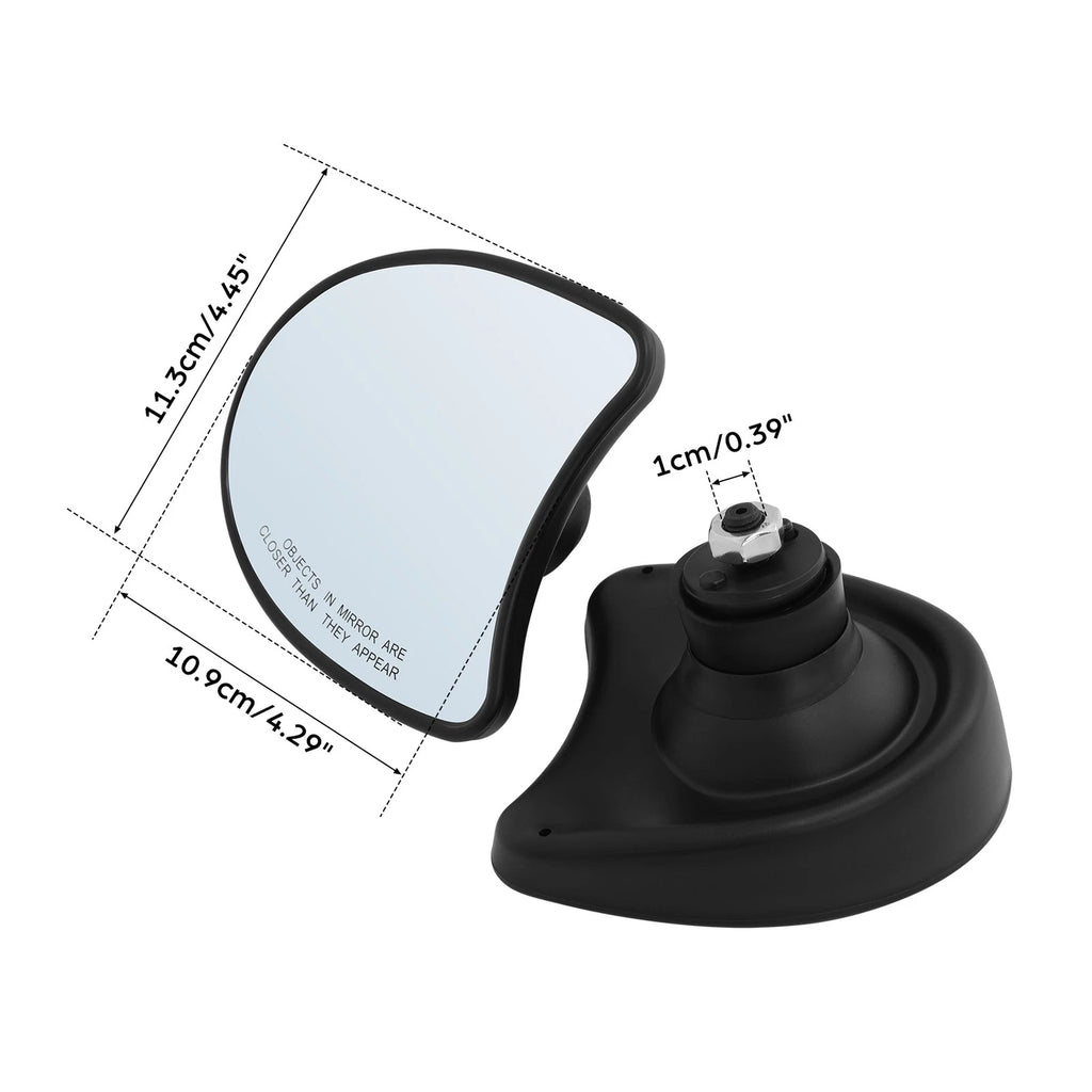10mm Fairing Mount Rear View Mirrors for Harley Electra Street Glide (1996–2013)