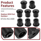 8pcs Front + Rear Door Bushings Set for Honda Pioneer (2015–2022)