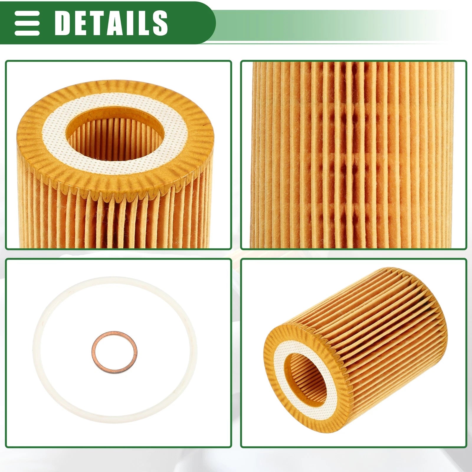 Set of 1 Engine Oil Filter & Fuel Filter for BMW F20 (2010–2015) No.11427635557