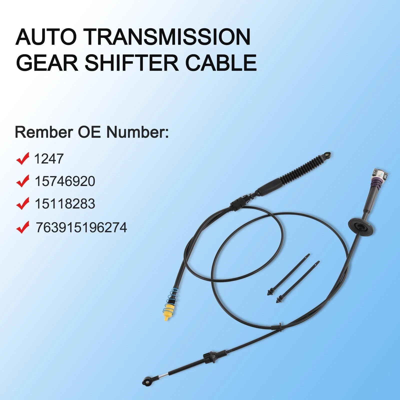 Automatic Transmission Shifter Cable for Chevrolet Silverado 1500 (2007-2013)