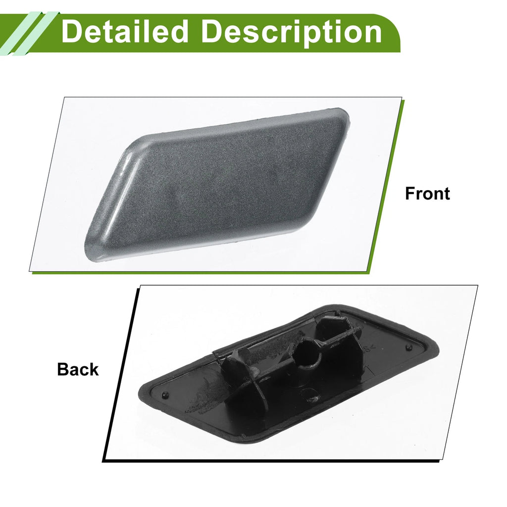 Front Left Washer Nozzle Cover Cap No. 8538106050 for Toyota Camry (2009–2012) Gray