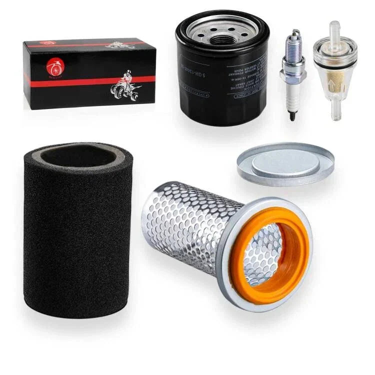 Air Filter & Guide Cage Cap Oil Filter for Yamaha Kodiak 400 450 (2006–2014)