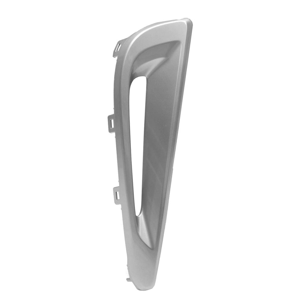 Replacement Gray Painted ABS Plastic Passenger Side Daytime Running Light Bezel