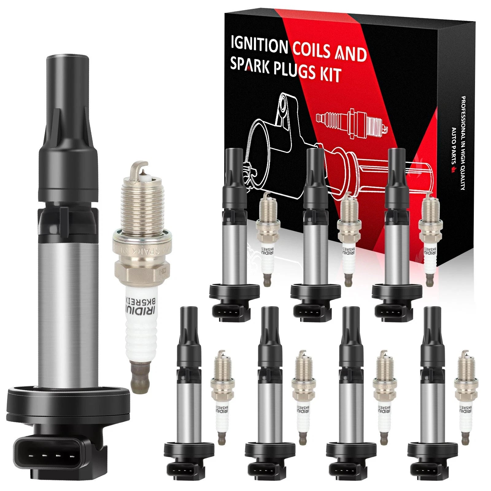 Ignition Coils & Spark Plugs for Jaguar XJ8 XJR XK8 XKR (1998–2009)