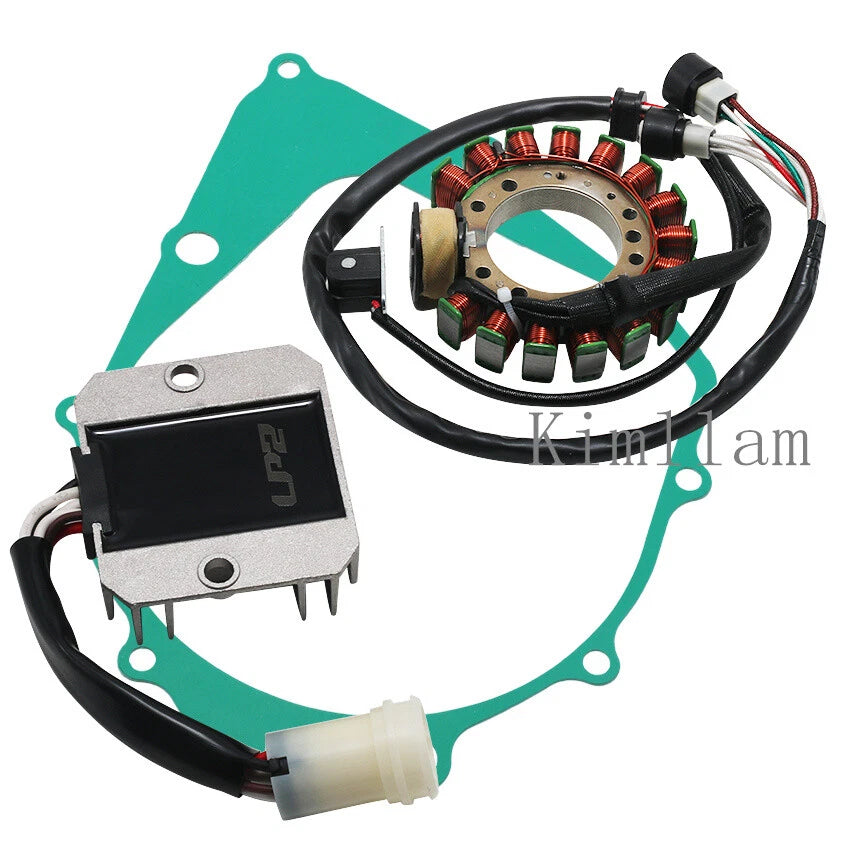 Stator Coil, Regulator, Gasket for Yamaha YFM350ER Moto-4 (1990–1994) 3HN-85510-00