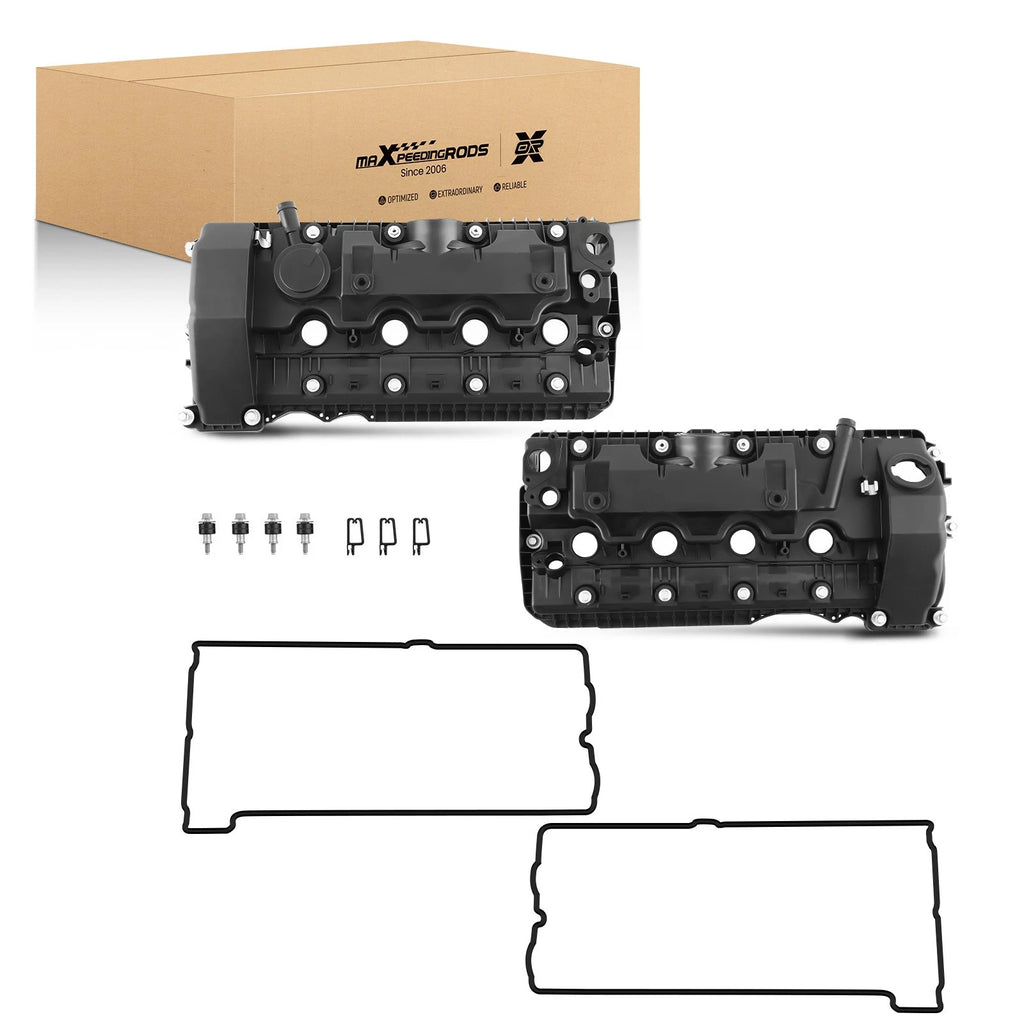 Valve Cover Set for BMW 545i 645Ci (2004–2005) 11127522150 Left Right
