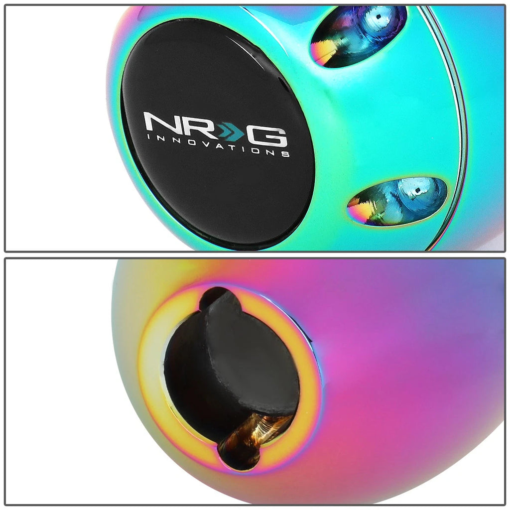 2.25" Tall Racing Shift Knob Neochrome for Universal Applications (SK-150MC)