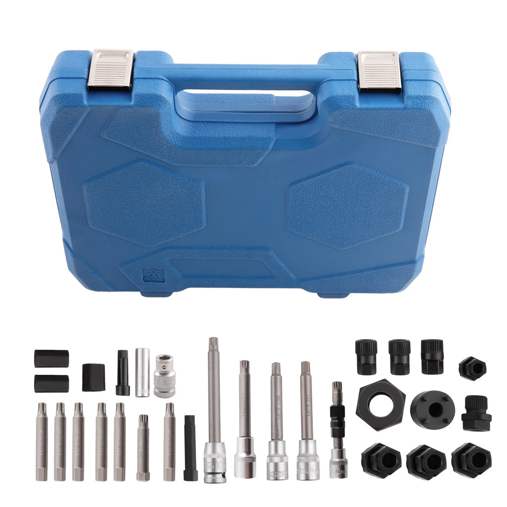 30Pc Alternator Pulley Remover Kit for VW Audi BMW Mercedes
