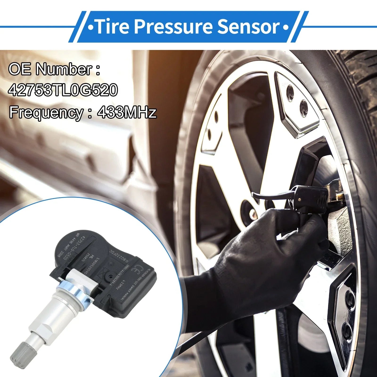 TPMS Sensor for Honda Accord 2013-2018 (2 x Sensors)