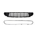 Set of 2 Front Bumper Lower Grilles with Chrome Trim for Ford Fusion (2010–2012)