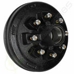 8 on 6.5" Boat Trailer Galvanized Hub L14125A L25580 Bearings for 7000 lbs Axle