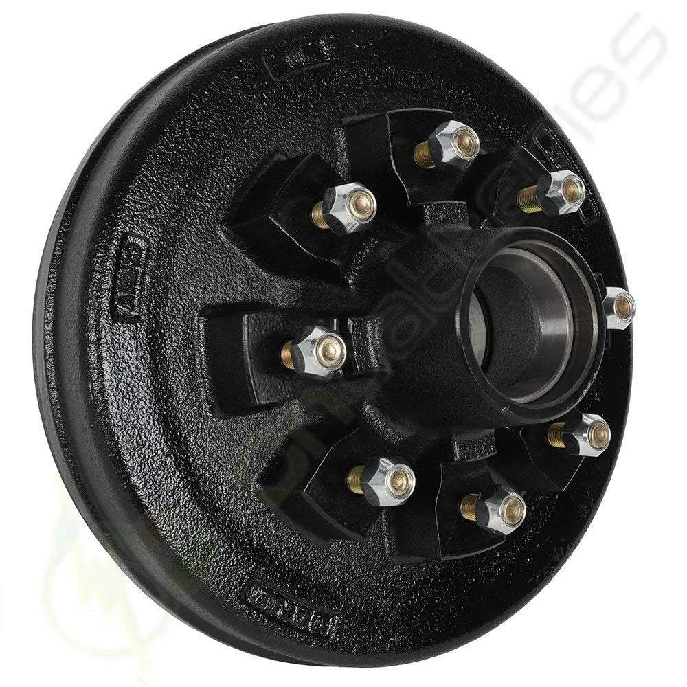 8 on 6.5" Boat Trailer Galvanized Hub L14125A L25580 Bearings for 7000 lbs Axle