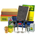 Set of 4 Mann Filters Denso Platinum TT Spark Plugs for Audi Turbo L4