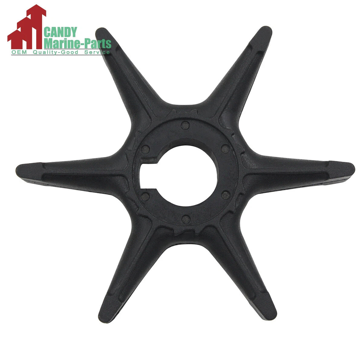 Water Pump Impeller for Yamaha Outboard 20/25HP (1995–2023) 6G0-44352-00-00