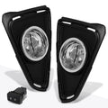 Clear Lens Front Bumper Fog Lights with Switch & Bezel for RAV4 (2016–2018)
