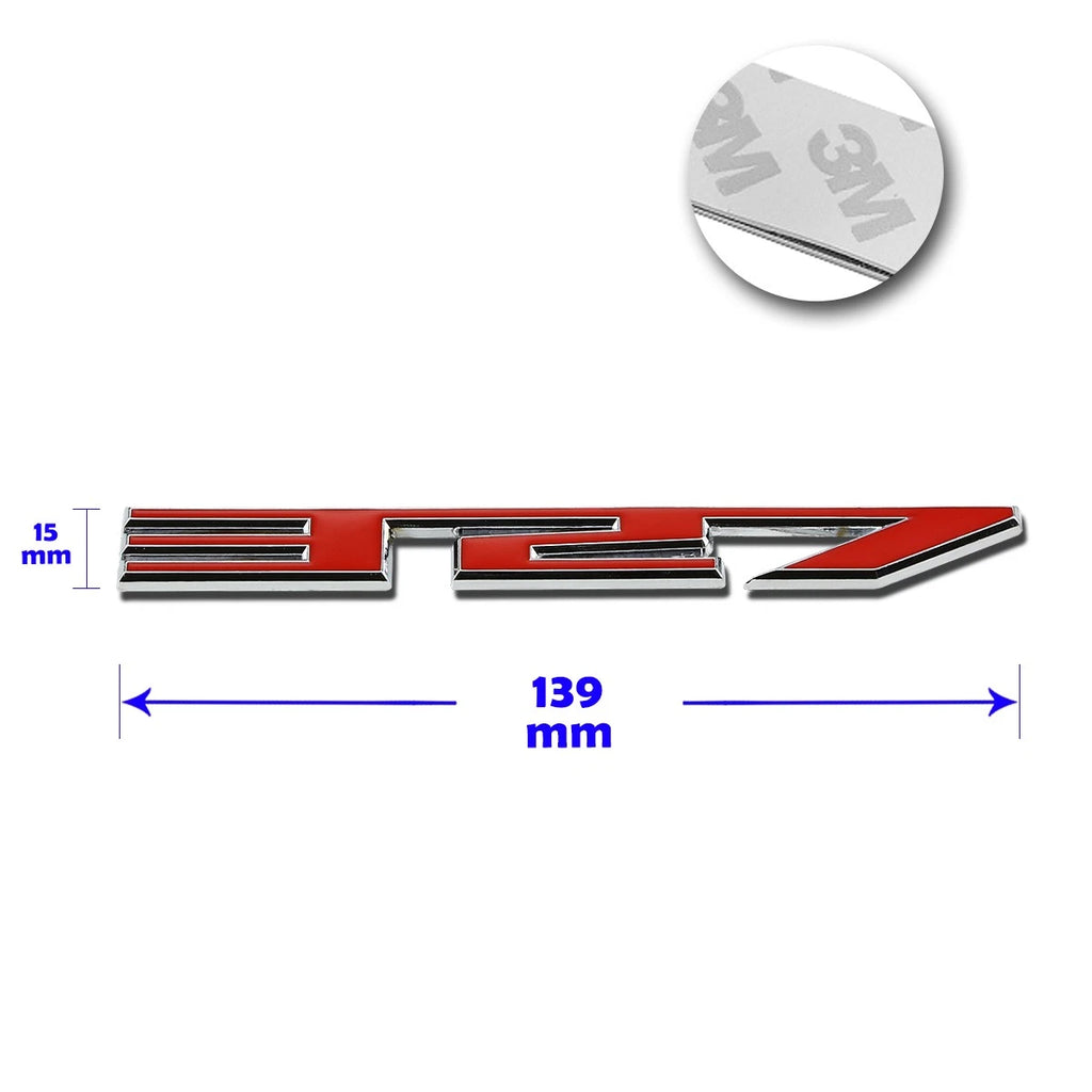 3D Polished Metal Decal Emblem for GMC Jeep Chevrolet (Fits )
