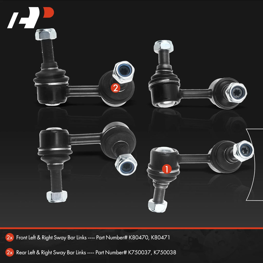Set of 4 Sway Bar Links for Nissan Pathfinder (2005–2012)