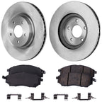 Front Brake Disc and Pad Kit for Nissan 370Z (2020)