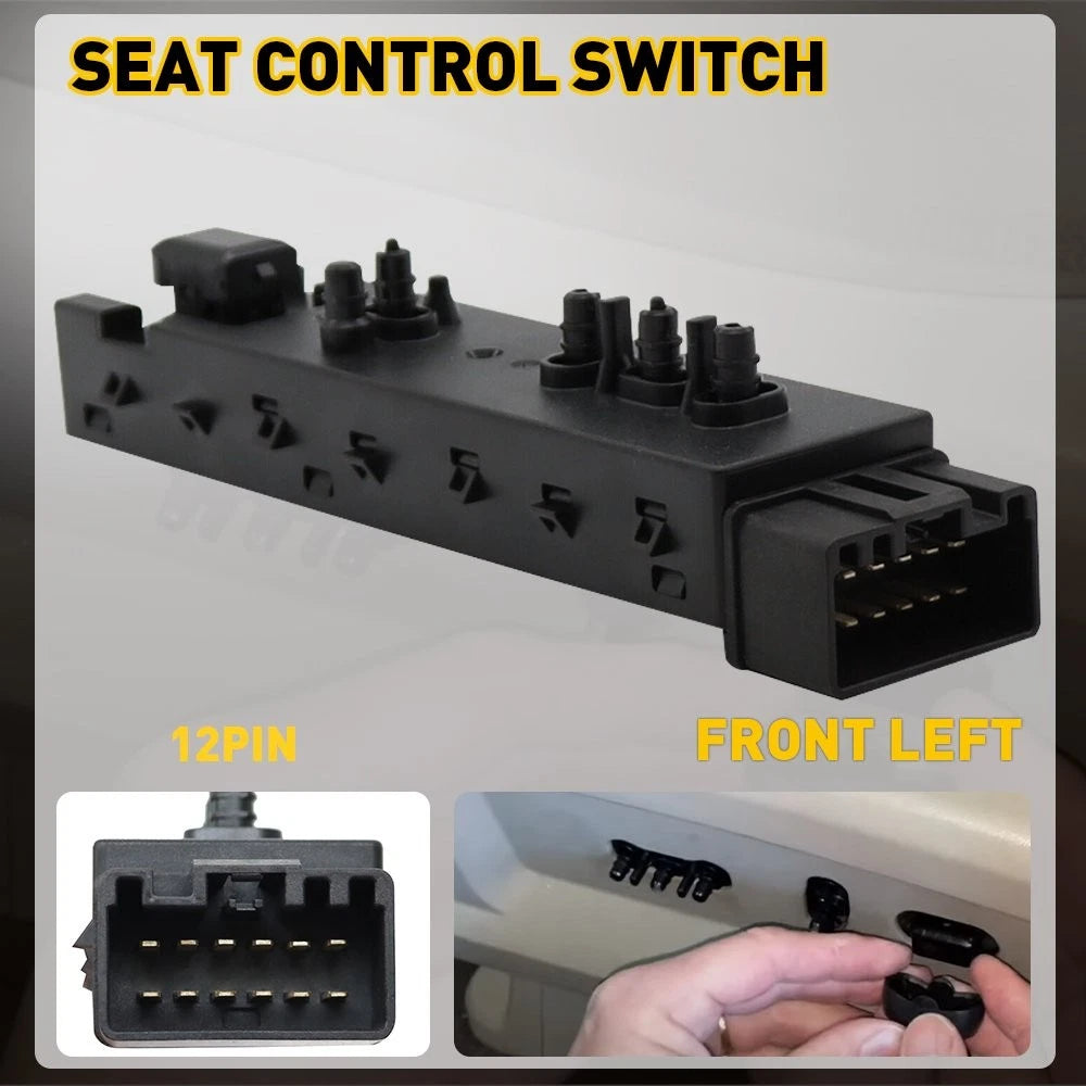 10 Way Power Seat Control Switch for Ford Escape F-150 F-250 F-350 (2009–2014) 9L3T14B709FAW