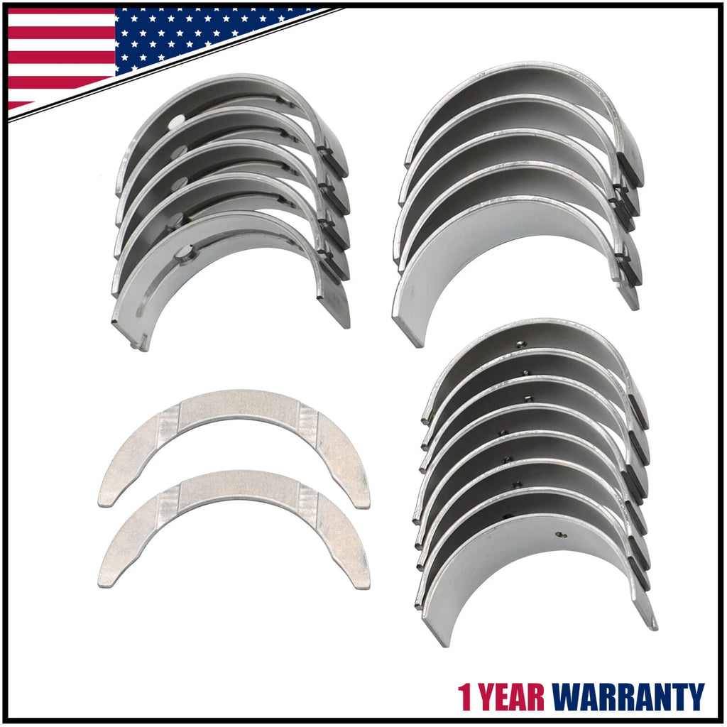 Main & Rod Bearing Kit with Thrust Washer for Kia Optima Sonata (2006–2016)