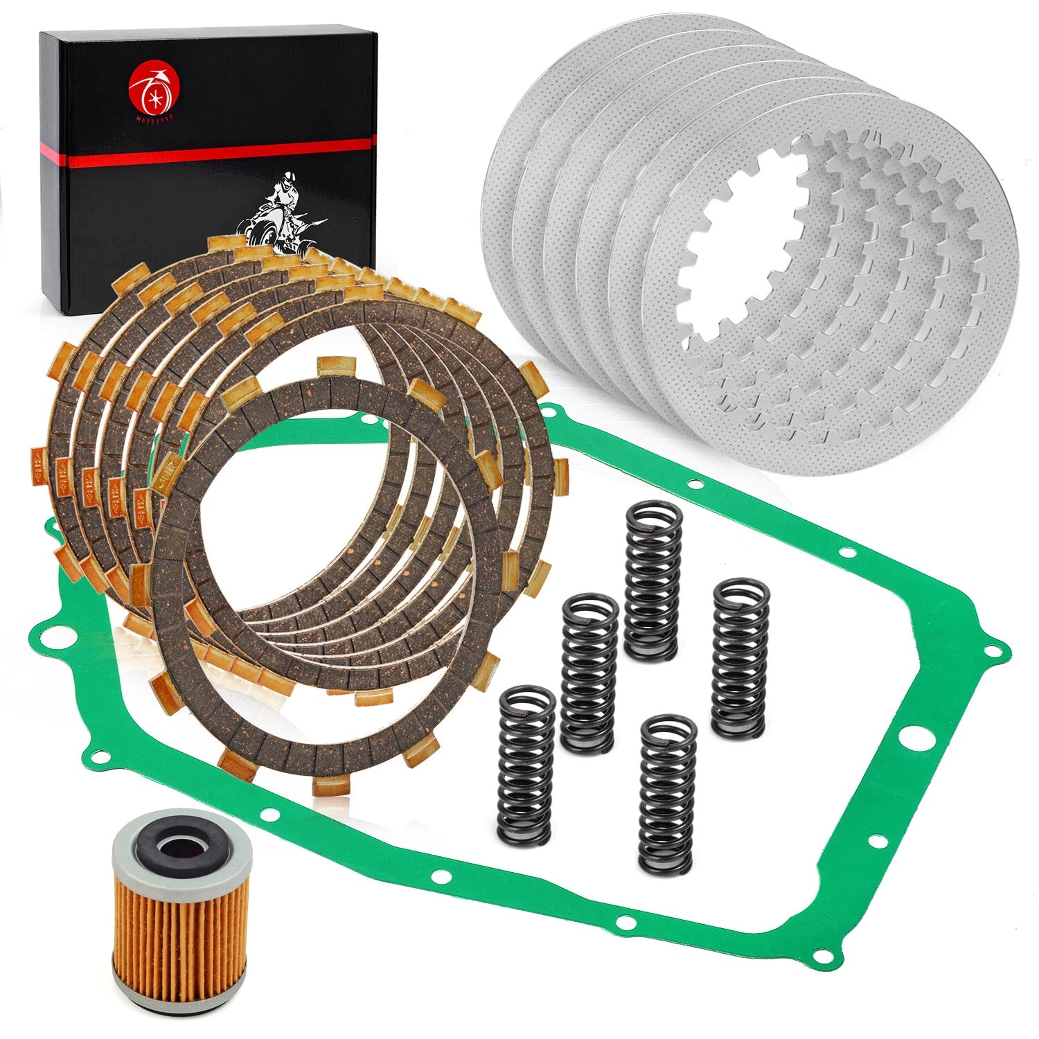 Clutch Friction Plates & Gasket Kit for Yamaha Raptor 350 YFM350R (2004-2013)