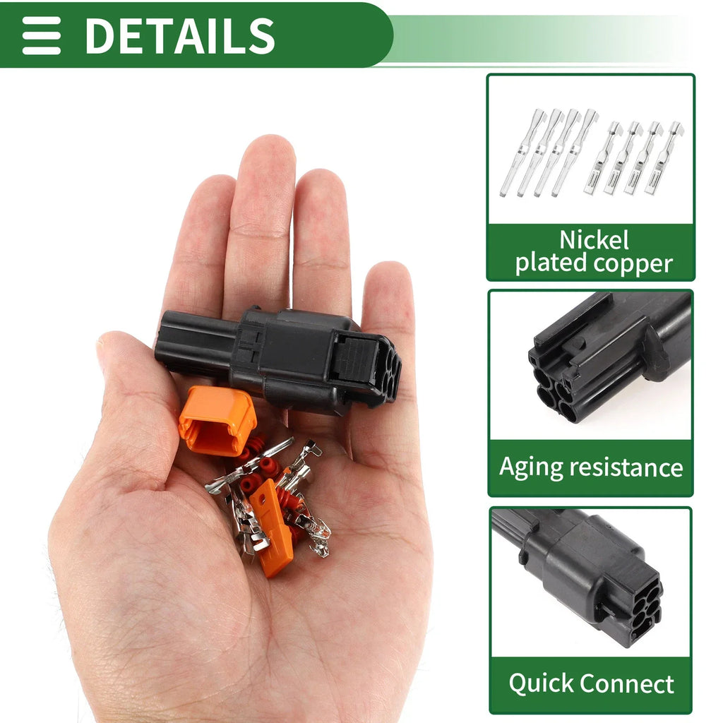 4 Pin Oxygen Sensor Connector Housing for Hyundai - Male Female Wire Terminal