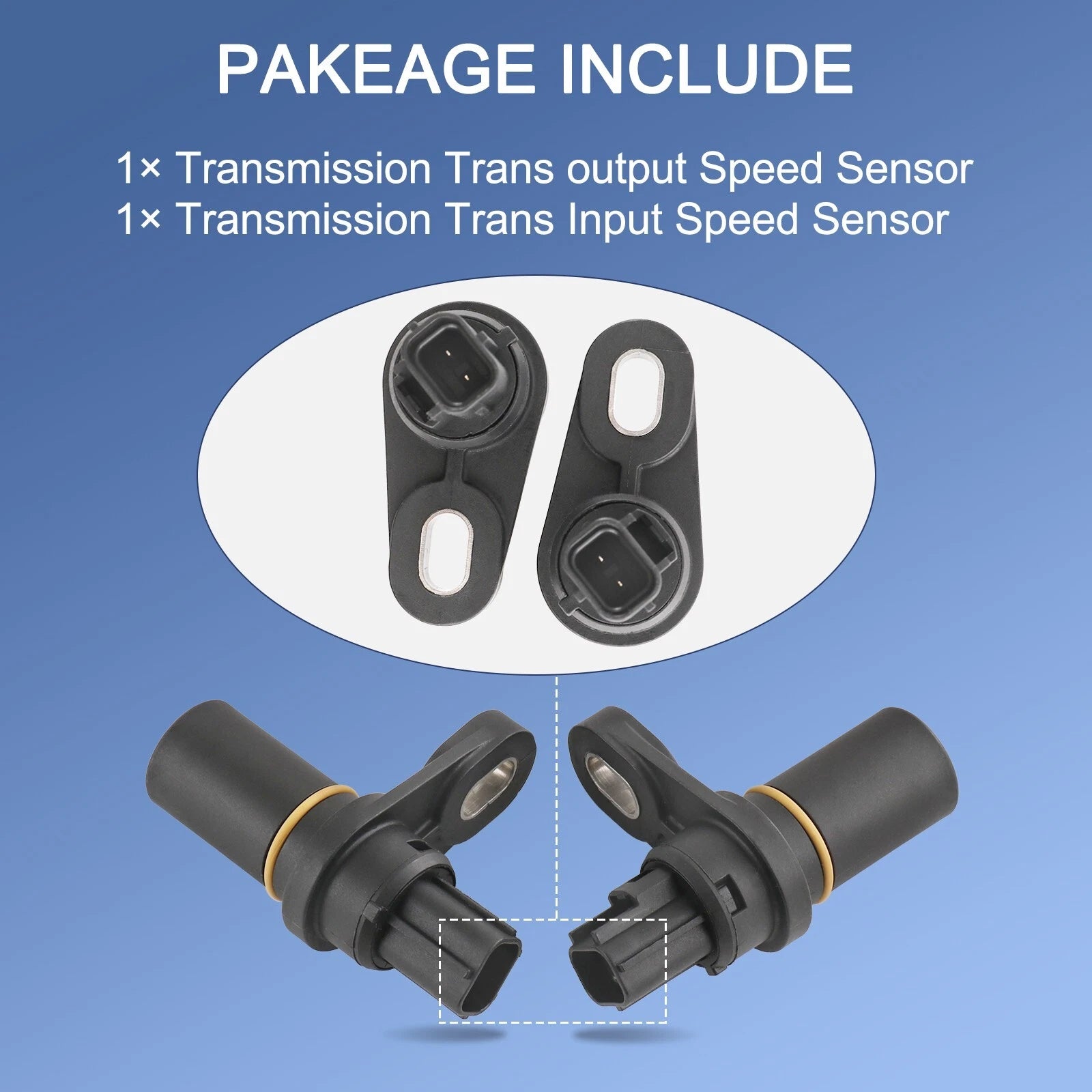 2X Input Output Transmission Speed Sensor for Dodge Durango Jeep Grand Cherokee