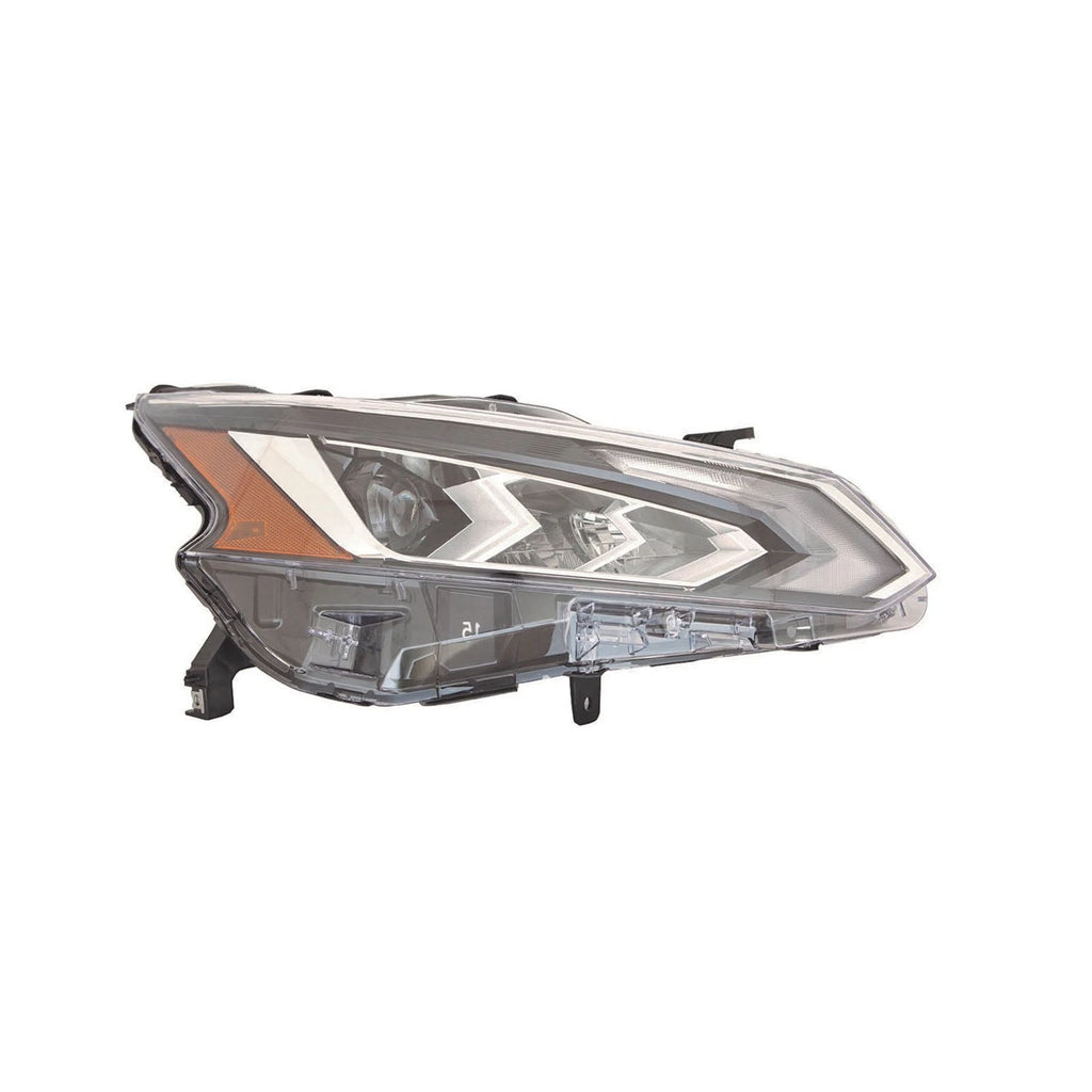 Replacement Passenger Side LED Headlight Assembly w/o Auto Leveling for