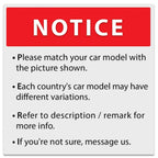 Weatherstrip Door Rubber Seal Fits Toyota Hilux LN147 LN167 2 Doors only 1998-04