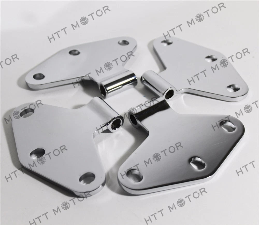 Set of 8 Body Door Hinges for Jeep Wrangler JK (2007–2017) Chrome Stainless